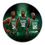 Boston Celtics Big 3 Round Mouse Pad