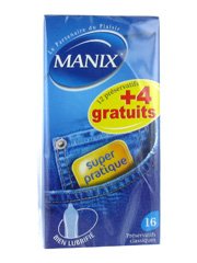 Manix Super Pratique 12+4 Gratuits