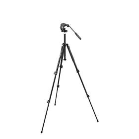 Manfrotto 190XB 3 Section Aluminum Tripod with Manfrotto 128LP ...