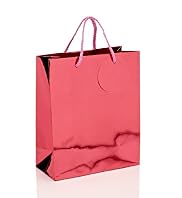 Pink Metallic Medium Gift Bag