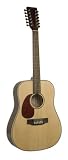 Johnson JD-06-12L Songwriter II 12-String Acoustic Guitar, Left-Handed