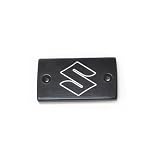 Suzuki Boulevard M50 S50 C50 S83 C90 BLACK BILLET FLUID RESERVOIR CAP LOGO ENGRAVED by KapscoMoto