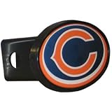 Chicago Bears Officially Licensed NFL plastic hitch cover For SUV and Truck. Fits class III hitch receivers.