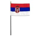 Serbia Flag 4 x 6 inch