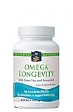 Nordic Naturals Omega Longevity with Green Tea and Resveratrol 1000 mg Fish Oil Soft Gels 60 soft ge