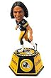 Pittsburgh Steelers Troy Polamalu Forever Collectibles Bobble Head Clock - Football Sports Merchandise