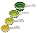 Chef'n SleekStor Pinch+Pour Collapsible Measuring Cups (Green Tonal)