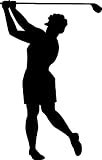 Golfer Swing Vinyl Wall Art Decal