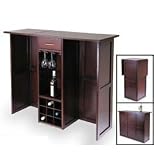 Folding Home Wine Bar - Antique Walnut