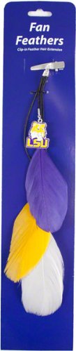LSU Tigers Fan Feather Hair Clip