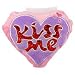Hanging Kiss Me Plush Heart - 1 pc,(Deluxe Imports)