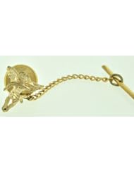 14K Yellow Gold Angel Lapel Pin