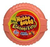 Wrigleys Hubba Bubba Bubble Tape Tangy Tropical Bubble Gum - 2 oz 12 ea