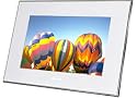 Sony DPF-V1000 Digitaler Bilderrahmen (25,4 cm (10 Zoll) Display, 1 GB interner Speicher, Steckplatz f&Atilde;&frac14;r MS, SD, CF, xD) schwarz-chrom mit Fernbedienung