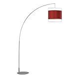 ET2 Lighting E22314-03 Passion Floor Lamp, Satin Nickel