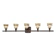 Minka Lacota Dark Brushed Bronze 5 Light Bath 6515-267