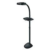 Verilux EasyFlex Full Spectrum Floor Lamp - VF02 / Graphite, includes Verilux Full Spectrum Light Bulb (CFM27VLX)