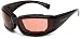 Bobster Invader Photochromic Sunglasses,Black Frame/Rose Lens,One Size