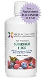 SUPERFRUIT ELIXIR Concentrated Liquid with Acai Berry & 14 Antioxidant Rich Fruits | 32 fl. Oz. USA