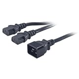 1.5' Y-(2) C13 TO C20 15A 208V, Power Cords, Cables & Interconnects, PC Components