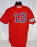 Doug Mientkiewicz Boston Red Sox Authentic 2004 World Series Jersey w Flag Patch - MLB Flags Banners