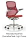 Generation Chair by Knoll - High Performance Arms - Light Frame, FireCracker Red Back & Seat
