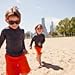 Hard Working Man - UV Sun Protective Rash Guard Swimsuit Set by SwimZip Swimwear