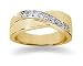 0.27 ctw. Woman's Round Diamond Wedding Band in 18K Yellow Gold
