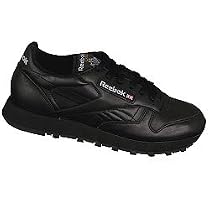 Reebok Men's Classic Leather Running Shoe-Black