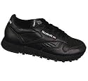 Reebok Women's Classic Leather Running Shoe-Black