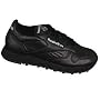 Reebok Men's Classic Leather Running Shoe-Black