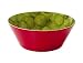 Present Time Bowl grape print melamine red base 14.5cm diameter