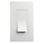 Leviton VZ0SR-10Z Vizia Coordinating Switch Remote to 120-Volt AC Dimmers/Fan Speed Control and VZS15-1L Switch, White, Ivory, Light Almond