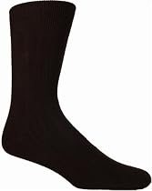 Mens 3 Pack Black Health Socks - Diabetic Socks