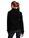 Southpole Juniors Faux Fur Hooded Double Breasted Fashion Peacoat, Black, X-Large