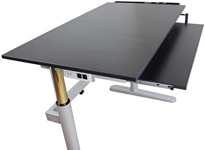 Keyboard Tray in Black for Rebel Desk Rebel Crank-Up 1000 Black Top Desk