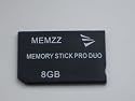 Memory Card Stick 8GB Pro Duo with Adaptor 4 PSP, PS3, Cameras