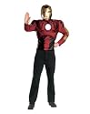 Iron Man 2008 Movie Muscle Chest Adult Costume Adult (42-46)
