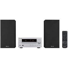 Pioneer X-HM10-S HiFi Kompaktanlage (CD/MP3/WMA-Player, 30 Watt, USB 2.0) silber
