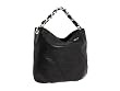 Michael Kors Collette Large Leather Shoulder Hobo Handbag, Black