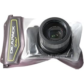 DiCAPac WP-570 Waterproof Underwater Case / Housing for Digital Cameras e.g. Canon G7 G9 G10 G11 Powershot SX, Panasonic DMC TZ series, Olympus Camedia C 7XX, Sony Cybershot DSC H series