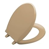 Tools & Hardware : KOHLER K-4689-45 Cachet Round, Closed-Front Plastic Toilet Seat, Wild Rose