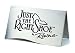 Metal Tent Card - Just the Right Shoe