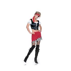 Sexy Pirates Of The Caribbean Dress Womens Swashbuckler Couples Costume Pirate Outfit Leg Avenue