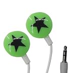 Mono Star Shape Headphones Green
