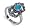 Reconstituted Turquoise Marcasite Oval Band Sterling Silver Ring Size 5