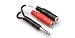 Hosa YPP117 1/4 TRS To Dual 1/4 Female Cable