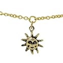 Belly Chain 14k Gold Plated with Sun Charm
