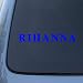 All Products : RIHANNA - Vinyl Car Decal Sticker #A1637 | Vinyl Color: Blue