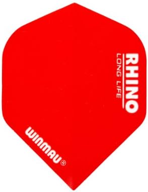 Winmau Rhino Long Life Standard Extra Thick Dart Flights (3 Sets of 3 - 9 Flights)